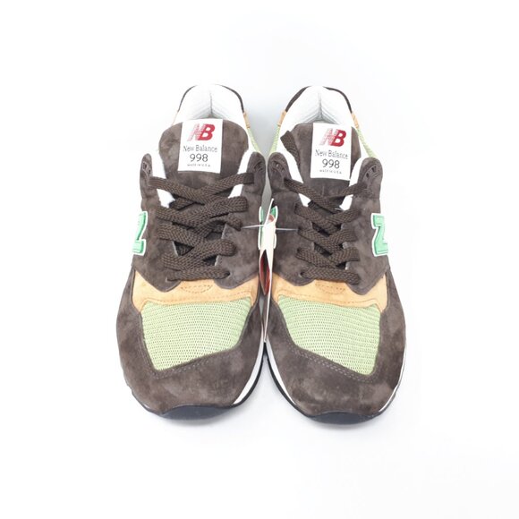 New Balance 998 Made In USA Teddy Santis Shoe Sneaker Mens 11 US D Brown Green - Picture 8 of 12